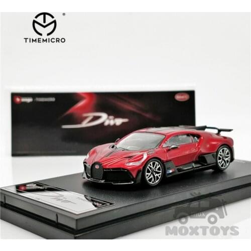 TimeMicro x Bburago 1:64 Bugatti DIVO RedDiecast Model Car