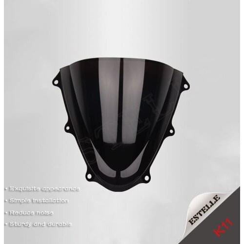 For Suzuki GSXR 600 750 GSXR 600750 K11 2011 2012 K11 11 12 Black Windshield WindScreen Double Bubble