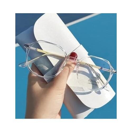 Anti Radiation Myopia Glasses Women Men Round Frame Clear Lens Eyeglasses Finished Shortsighted Eyewear TR90