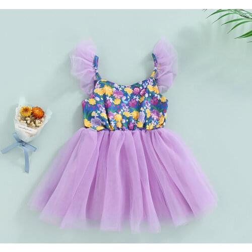 1-6 Years Kids Girls Dress 2021 Summer Solid Color Sleeveless Spaghetti Strap Ruched Mini Dress Sundress Fashion Baby Clothes