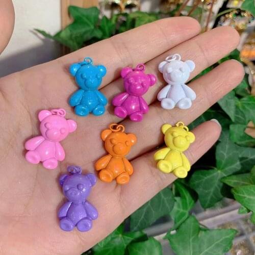 10Pcs Dainty enamel pendant jewelry,popular colorful cute animal pendant necklace jewelry,candy enamel charm accessories jewelry