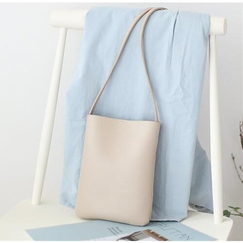 2021 Women Pu Leather Bags Retro Vertical Ladies Casual Simple Mobile Phone Bag Harajuku Envelope Style Girl Shoulder Bags