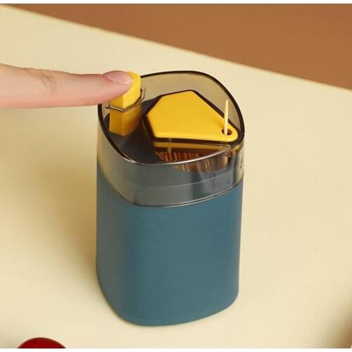 Automatic Toothpick Box Portable Household Table Toothpick Container Storage Box Toothpick Dispenser