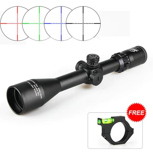 Canis Latrans Rifle Hunting Scope 4-14X44 Riflescope Red Green Illuminated FFP Get Free Gift for Hunting gs1-0251