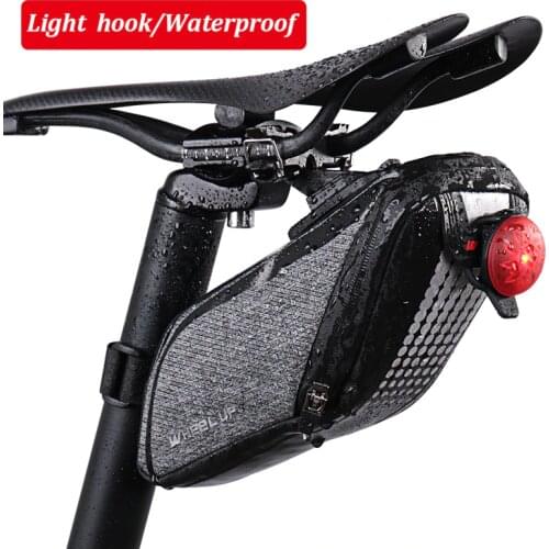 Wheel up Innovative Waterproof Bicycle Bag rear roswheel saddle Bag For bike Reflective tail Seat Bag Mountain Road Cycling Bag