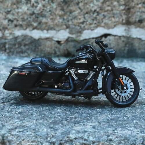 Maisto 1:18 Harley 2017 ROAD KING SPECIAL Alloy Motorcycle Diecast Bike Car Model Toy Collection Mini Moto Gift