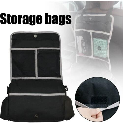 Multipurpose Car Storage Bag Portable Large Capacity Seat Back Organizer for Outdoor Camping Traveling JW