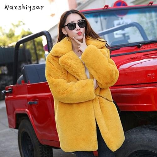 Nanshiyser Fashionable Fur Coats