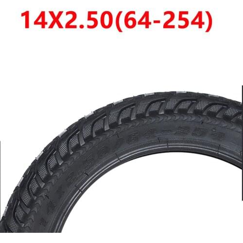 14 Inch 14x2.50 (64-254) Inner Tube Outer Tire for Electric Motorcycle Electric Vehicle E-bike 14*2.50 Wheel Tyre Accessories