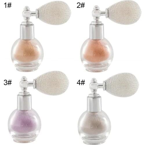 New 4 Colors Loose Powder Face EyeShadow High Light Spray Airbag Body Powder Goddess Spray Glitter Powder Cosmetics TSLM1