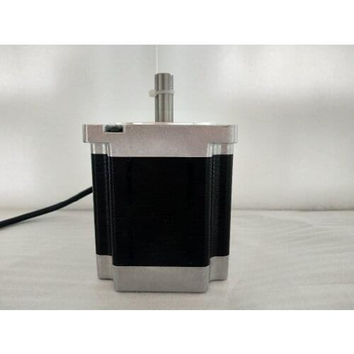 New Leadshine 86CM85 NEMA 34 stepper motor with 8.5N.m (1204 oz-in) holding torque 2 phase step motor 4 wires shaft size 12.7mm