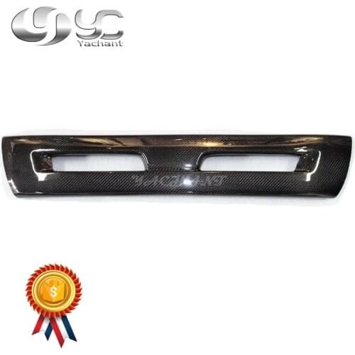 Carbon Fiber VS Style Front Grille Front Bumper Garnish Cover Fit For 2008-2010 Mitsubishi Lancer Evolution EVO 10 X