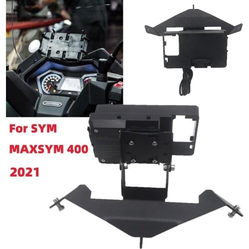 Motorcycle Mobile Phone Navigation GPS Bracket Board For SYM MAXSYM 400 Maxsym400 2021 Motorcycle Accessories