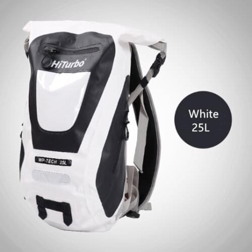 Hiturbo 25L Waterproof backpack with double shoulders Outdoor rafting storage bag Diving bag