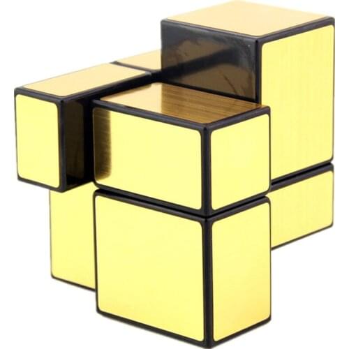 Shengshou 2x2x2 Magic Mirror Cube 5.7cm Speed Magic Puzzle Cube 2x2 Cubo Magico Sticker Learning Education Cubes for kids