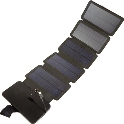 Folding solar charger solar panel high efficiency solar panel high power emergency charging treasure