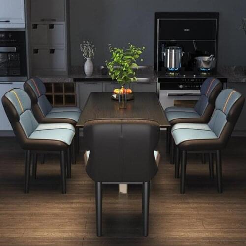 Modern and simple net red ins wind light luxury makeup chair home back dining table and chair iron desk chair negotiation chair