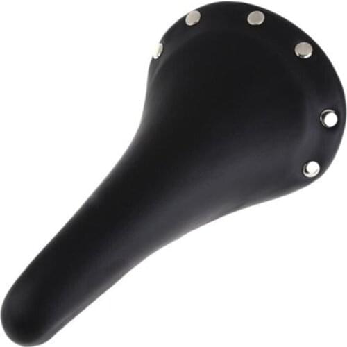 Rivet PU Leather Fixed Gear MTB Fixie Bike Track Bicycle Cycling Saddle Seat
