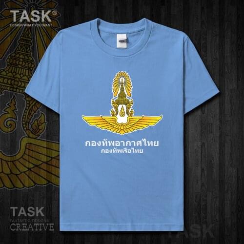 Air Force Thailand Thai TH THA mens clothes Short sleeve new Tops t shirt country fans fitness Fashion Army Tactical Military 01