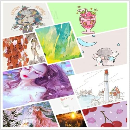 Bead Embroidery Still Life Painting Diamond Painting Chinese Style Landscape Character Cross Stitch Set Painting Home Decoration