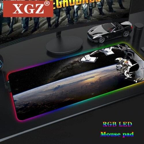 XGZ Computer Game Player Mouse Pad Large Player RGB World Map Desk LED, Suitable for Peripheral Accessories Russia Promotion