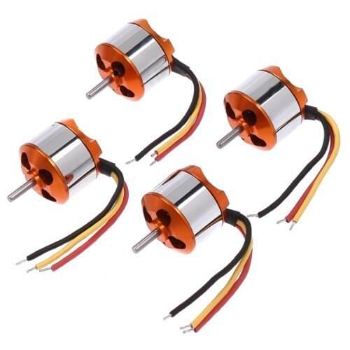 YiTao(TM) 4Pcs A2212 13T 1000KV Outrunner Brushless Motor for RC Multicopter Xcopter