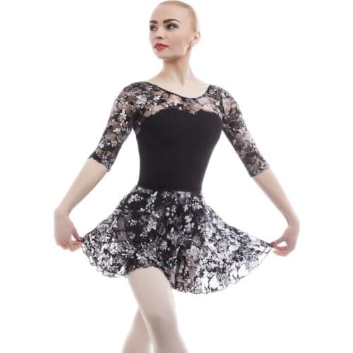 Adult Ballet Dance Wrape Skirt For Ballet Dance Performance/Practice Dance Tulle Skirt Spandex Waist Chiffon Skirt