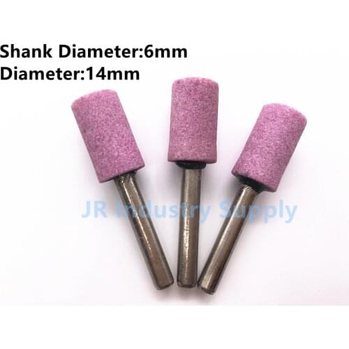10pcs 6*14mm Abrasive Mounted Stone For Dremel Rotary tools Grinding Stone Wheel Head dremel accessories
