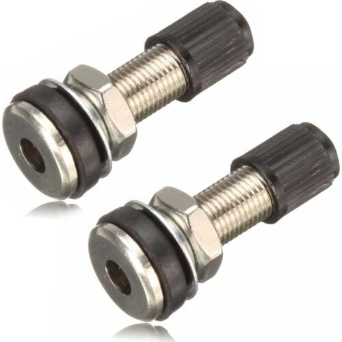 Tubeless Car Motorcycle Tyre Valve With Dust Cap For Moto Wheel Tire Accessories Universal Tube Tyre 33MM 2PCS