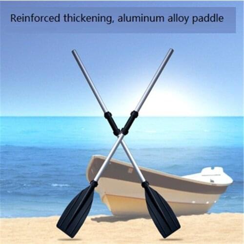 2 Pcs Detachable Assemble Strengthened Aluminium Boat Oars Paddle Long Oar PVC Inflatable Accessories Kayak Canoe Paddle Pad