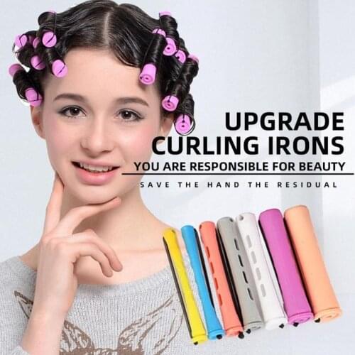 25Pcs Hair Perm Rods Short Cold Wave Rods Plastic Perming Rods Hair Curling Rollers Hair Styling Curlers with Steel Pintail Comb