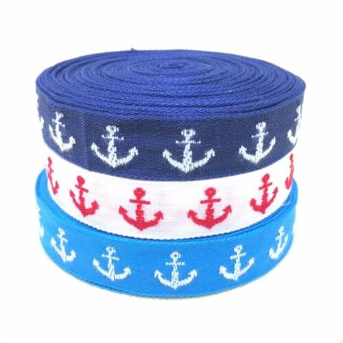 5/8" 16mmX10yards Zakka handmade accessories laciness ribbon Dark Blue sailor ZERZEEMOOY KTZD15102415