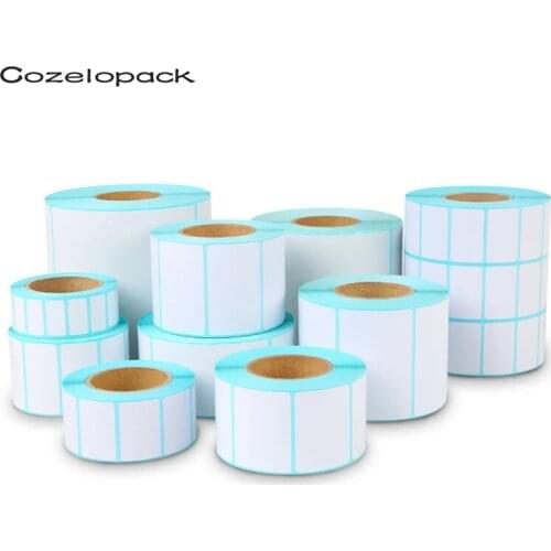 700pcs/Roll Adhesive Thermal Label Sticker Paper Supermarket Price Blank Barcode Label Direct Print Waterproof Print Supplies