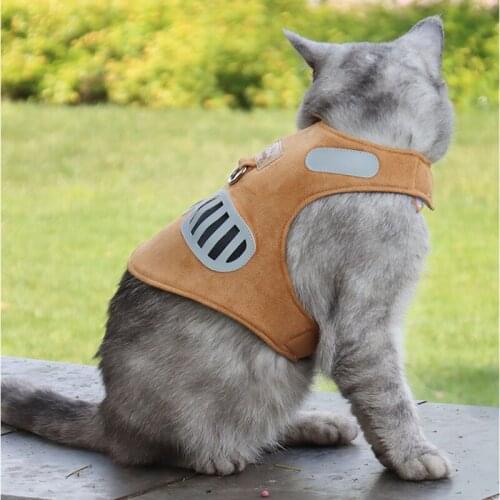 Cat Accessories Pet Chest Strap Soft Cat Harness Reflective And Breathable Dog Leash Pet Supplies Durable And Comfortable