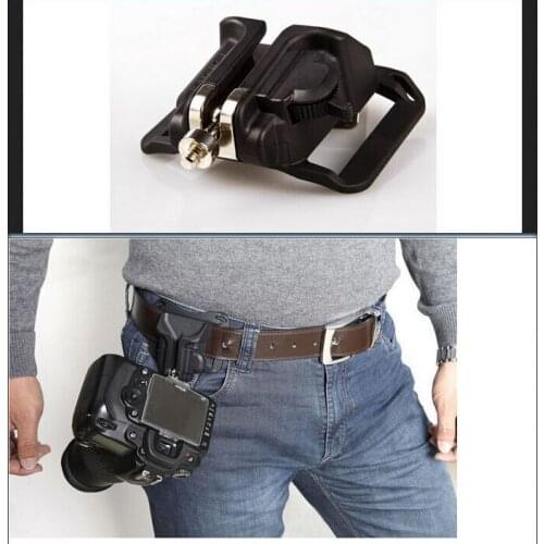 Camera Quick Strap With Neck Strap 1/4" Screw Mount Waist Spider Holster Shoot Belt Buckle Button Fast Exempt postage