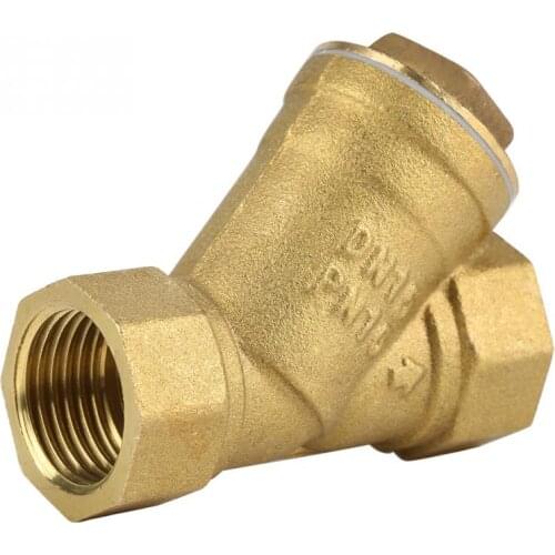 DN15 DN20 DN25 BSPP Female Thread Y Shaped Brass Strainer Filter Valve Connector