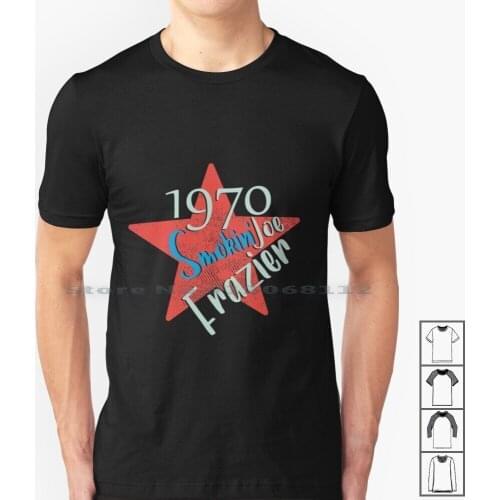 Joe Fraser 1970 T Shirt 100% Cotton Joe Fraser Jack Dempsey Вoxing Worlds Boxer Photo Boxers Muhammad Ali Vintage Retro Usa Old