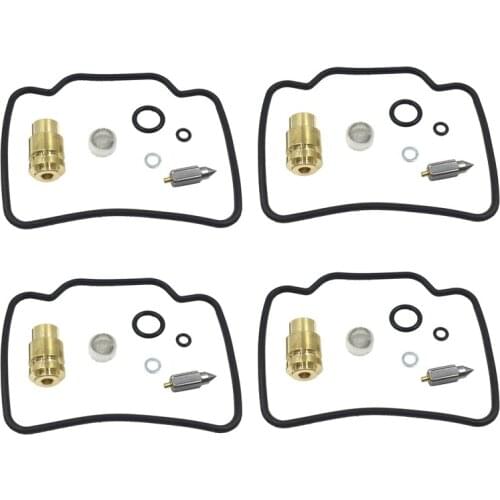 4 Set Motorcycle Carburetor Repair Kit Floating Needle Seat Gasket for GSX1100F KATANA 1988-1993 GSX1100 GSX 1100 F