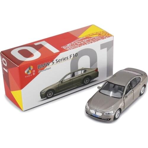 Tiny 1:64 5 Series F10 LHD Gold Diecast Model Car