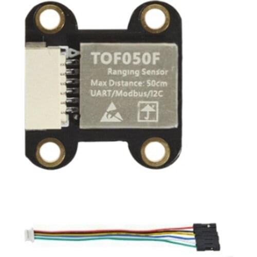 TOF050F TOF200F TOF400F Laser Range Sensor Module 50cm/2M/4M Distance Sensor Serial Port UART/Modbus/I2C IIC Mode Output 3-5V DC