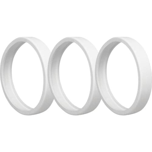 3PCS Pool Cleaner All Purpose Tire Accessories White High Quality Rubber Anti-slip Tire Replacement Parts