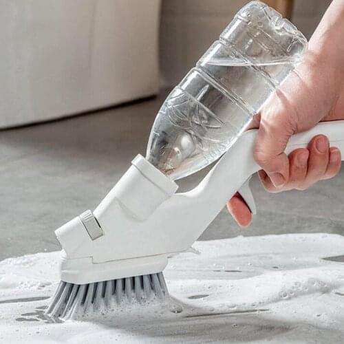 Home Multifunctional Water Spray Brush Set With Sponge Glass Scraper Cleaning Brush Crevice Brush Handle Portable Household