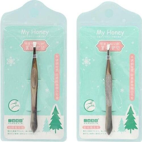 3pcs Bevel Flat Angle Eyebrow Tweezers Stainless Steel Face Hair Removal EyeBrow Trimmer Eyelash Clip Cosmetic BeautyMakeup Tool