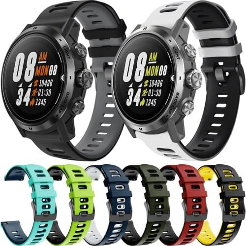 For COROS APEX 46mm 42mm Strap Silicone Correa Wrist Band For COROS PACE 2/APEX Pro Watchband Sport Bracelet ремешок Accessorie