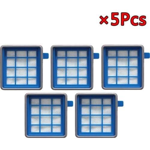5Pcs Vacuum Cleaner Replacement Parts Hepa Filter For Philips FC8085 FC8086 Vacuum Cleaner Motor Hepa Filter