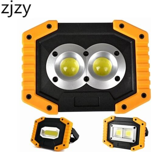 ZJZY LED Work Light LED Portable Spotlight Outdoor Lamp For Hunting Camping Lantern Flashlight Use 2*18650 or 4*AA Battery