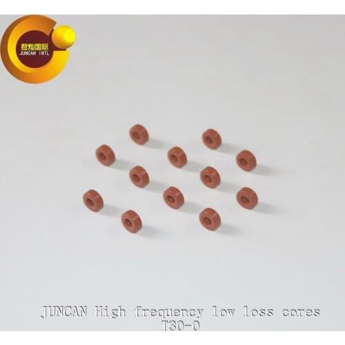 T30-0 High frequency low loss magnetic ring magnetic cores non-magnetic material, low temperature induction coil