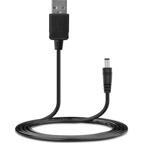 100cm Length Black USB Port DC5V 5.5*2.1mm DC Barrel Power Cable Connector For Small Electronics Devices USB extension cable