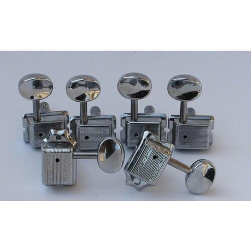 WILKINSON VINTAGE Chrome TUNERS FOR STRAT & TELE GUITAR OR SIMILAR WJ-55-6C