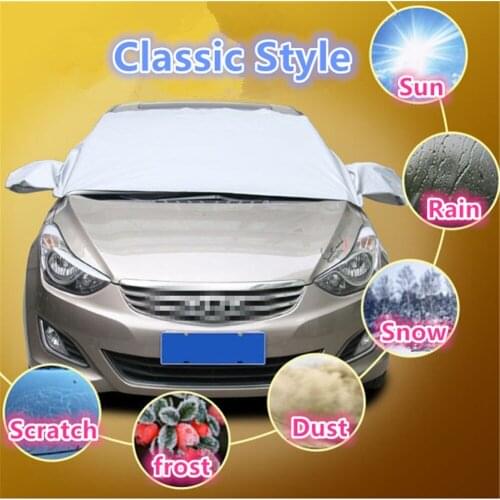 Universal Car Windscreen Sunshade Snow Covers Auto Windshield Snow Ice Protector Car Covers Visor Sun Shade Snow Blocked Covers